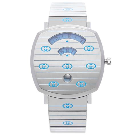 gucci grip watch silver